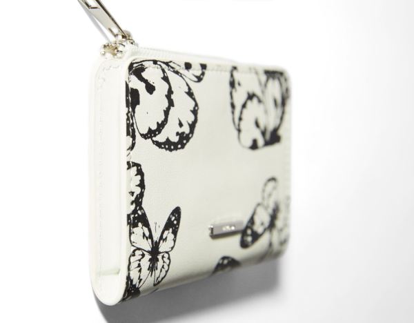 Tasky Bershka Butterfly Print Wallet Damske Biele | qg5nMZbg3ch