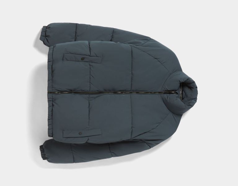 Bundy Bershka Puffer Panske Siva | yLprKWSUBFu