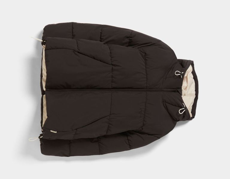 Bundy Bershka Puffer With Hood Panske Čierne | YTsljKG9idW