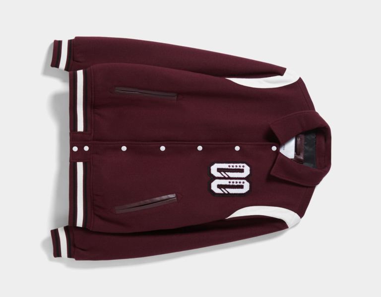 Bundy Bershka Varsity Bomber Panske Tmavo Červené | aQMLB0LYwi8