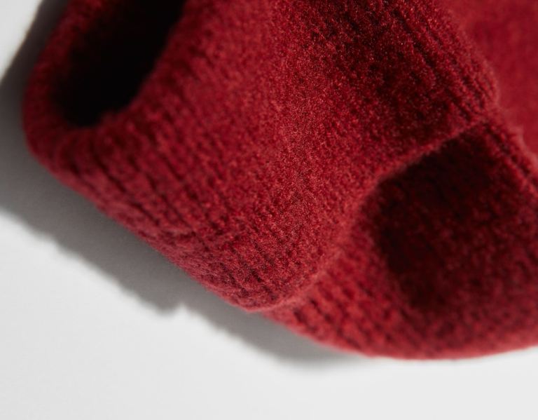 Caps Bershka Embroidered Varsity Beanie Panske Tmavo Červené | BIN6p8aXvUl