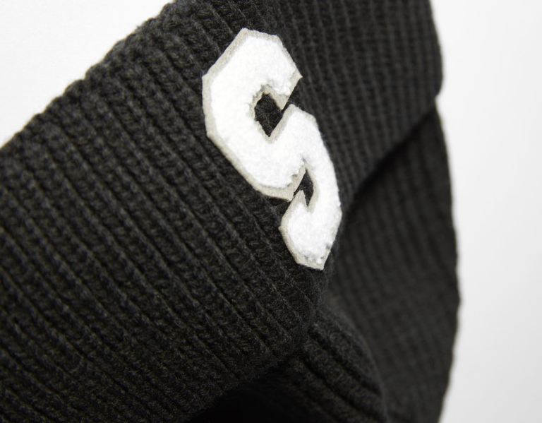 Caps Bershka Embroidered Varsity Beanie Panske Čierne | fMiTle3mbjn