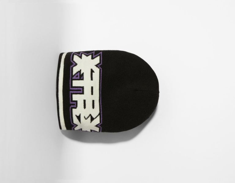 Caps Bershka Extreme Beanie Panske Čierne | ZdYBJg4TwJj