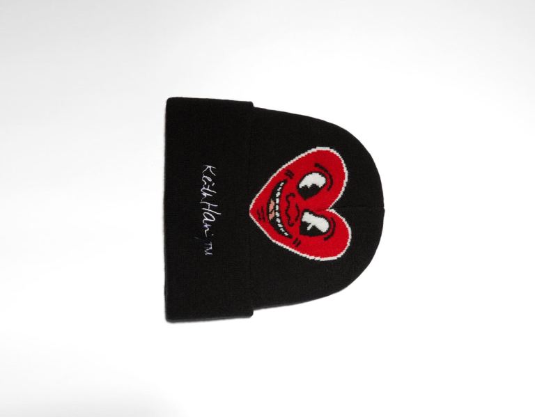 Caps Bershka Keith Haring Beanie Panske Čierne | Btd8aPOiE78