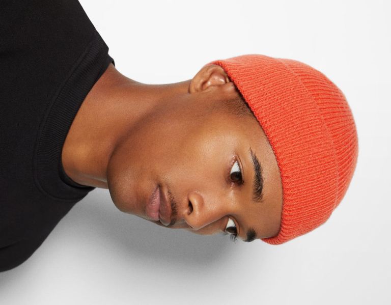 Caps Bershka Kratke Beanie Panske Oranžové | cYHSqy4WRZl