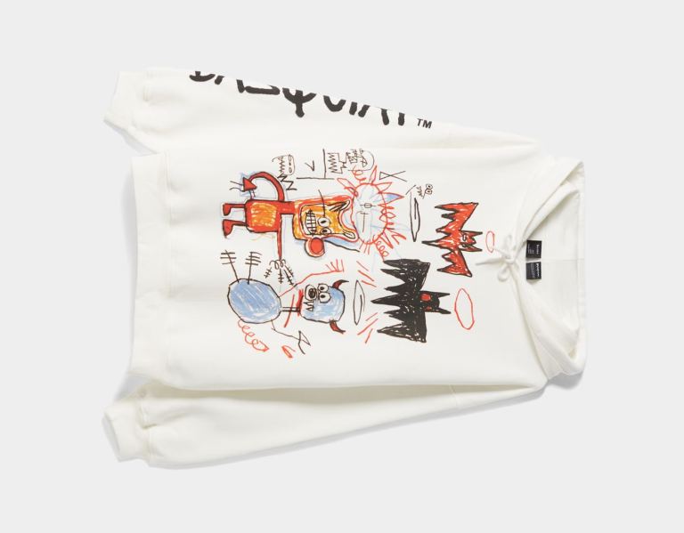 Mikiny S Kapucňou Bershka Jean-michel Basquiat Print Damske Biele | IiQw2rBa6mN