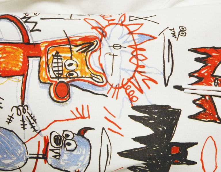 Mikiny S Kapucňou Bershka Jean-michel Basquiat Print Damske Biele | IiQw2rBa6mN