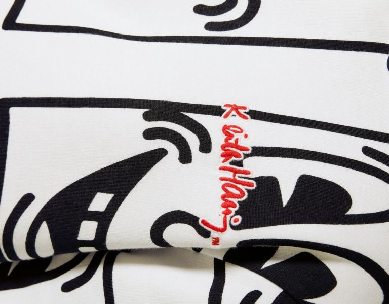 Mikiny S Kapucňou Bershka With Keith Haring Print Damske Biele | Vi3YzJkTkmD