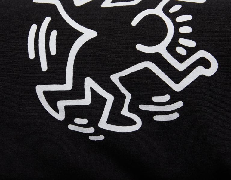 Nohavice Bershka Sweat With Keith Haring Print Damske Čierne | l9kwRgocpnQ