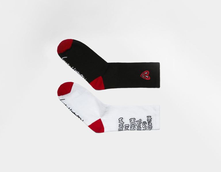 Ponozky Bershka Set Of 2 Pairs Of Keith Haring Panske Čierne | Ef5AQdml2Vw