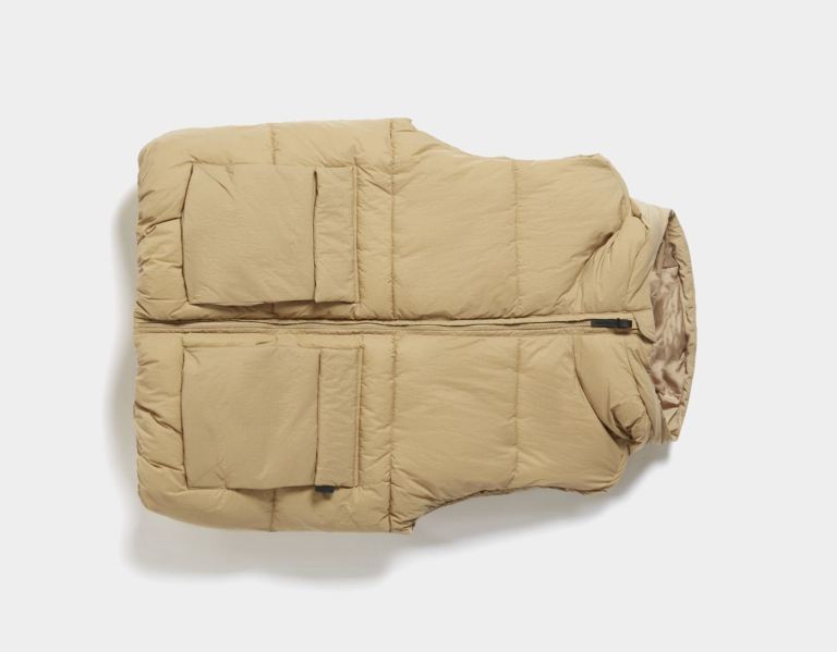 Páperové Bundy Bershka S Kapucňou Puffer Vest Panske Hnede | ogdkjxgoc2B