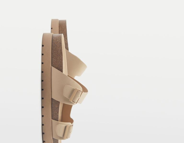 Sandále Bershka With Straps And Buckles Panske Hnede | tAkTtxvrUSB