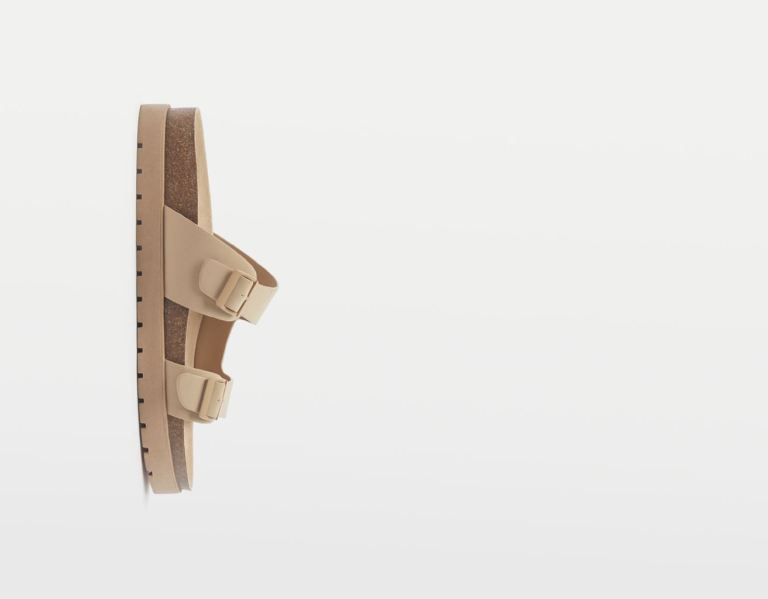 Sandále Bershka With Straps And Buckles Panske Hnede | tAkTtxvrUSB