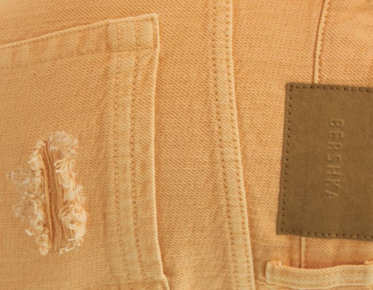 Sortky Bershka Ripped Twill Damske Oranžové | kBAQsNseYWy