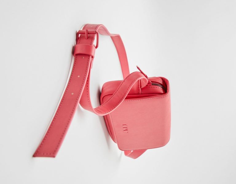 Tasky Bershka Crossbody Damske Fuchsie | vO0KCTzeSbJ