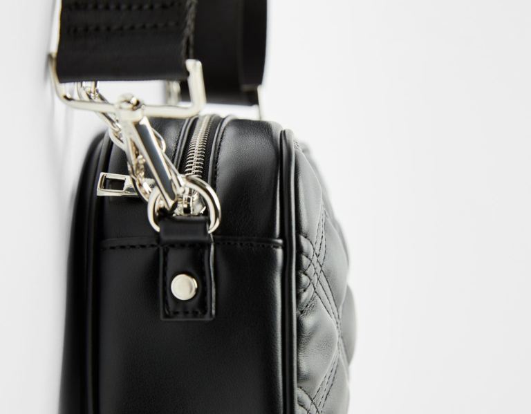 Tasky Bershka Crossbody With Chain Damske Čierne | n5FxvMU6Ups