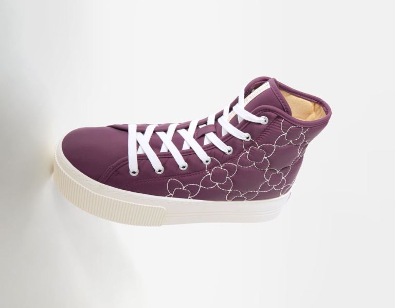 Tenisky Bershka Prešívané Platforme High-top Damske Viacfarebný | ljP3kkt5LQp