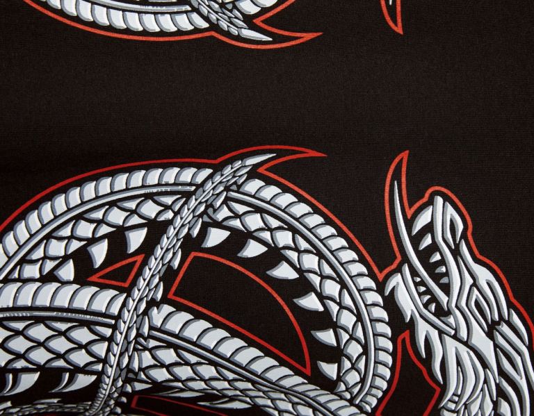 Tricko Bershka House Of Dragons Oversize Boxy-fit Panske Čierne | jO7dgEtrEiT