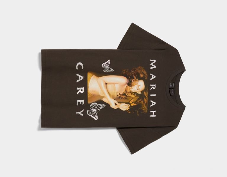 Tricko Bershka Mariah Carey Kratke Sleeve Damske Čierne | 9AifcAnMlgQ