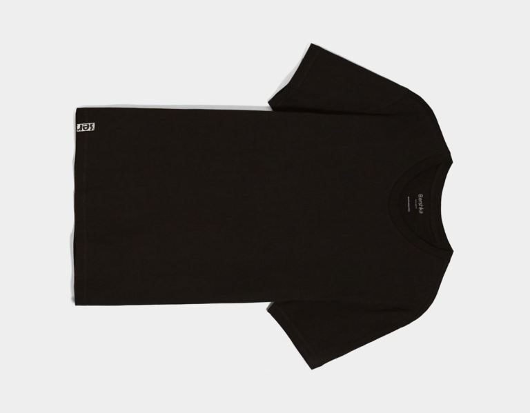 Tricko Bershka Regular-fit Kratke Sleeve Panske Čierne | JF4d2pbSr6W