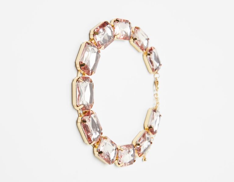 Šperky Bershka Bejeweled Choker Damske Zlate | tr7ewfd880C