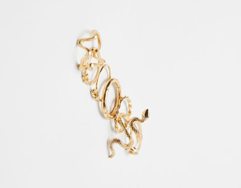 Šperky Bershka Set Of 7 Snake Rings Damske Zlate | dwc95qsvArJ