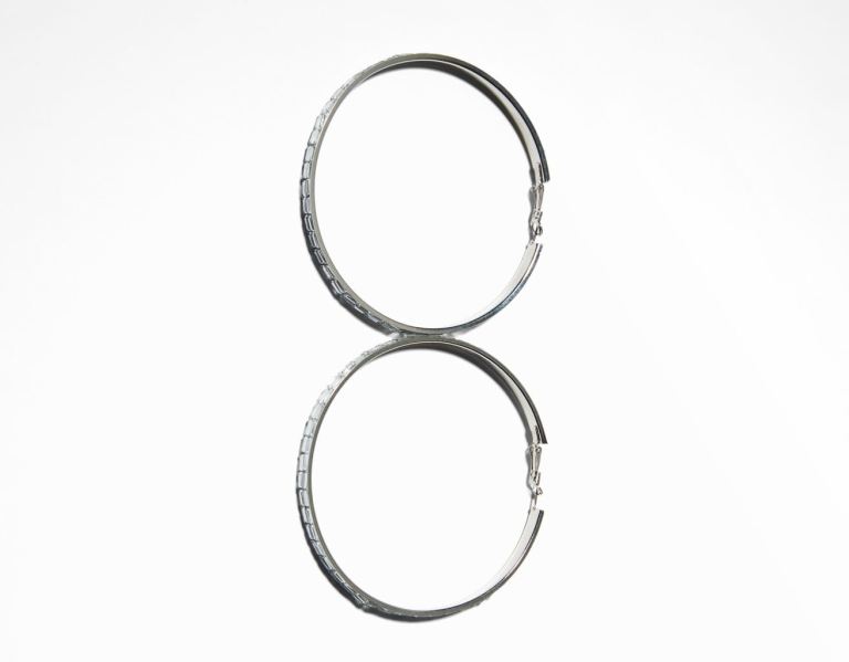 Šperky Bershka Xl Hoop Earrings Damske Strieborne | F7NgbLQ50qi